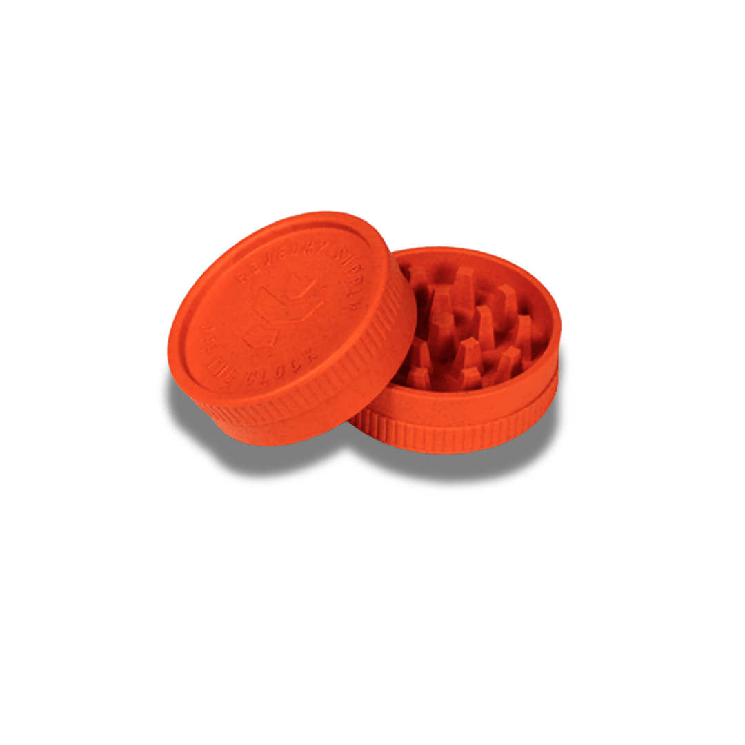 Revelry - 2 Piece Hemp Grinder / Sunset Orange